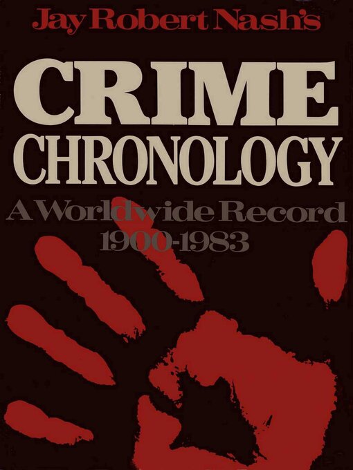 Upplýsingar um Jay Robert Nash's Crime Chronology eftir Jay Robert Nash - Biðlisti